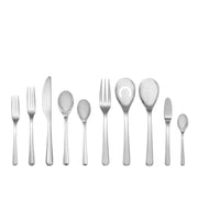 Nambé Aura 45-Piece Flatware Set - flatware pattern illustration; set contents are described in the listing.