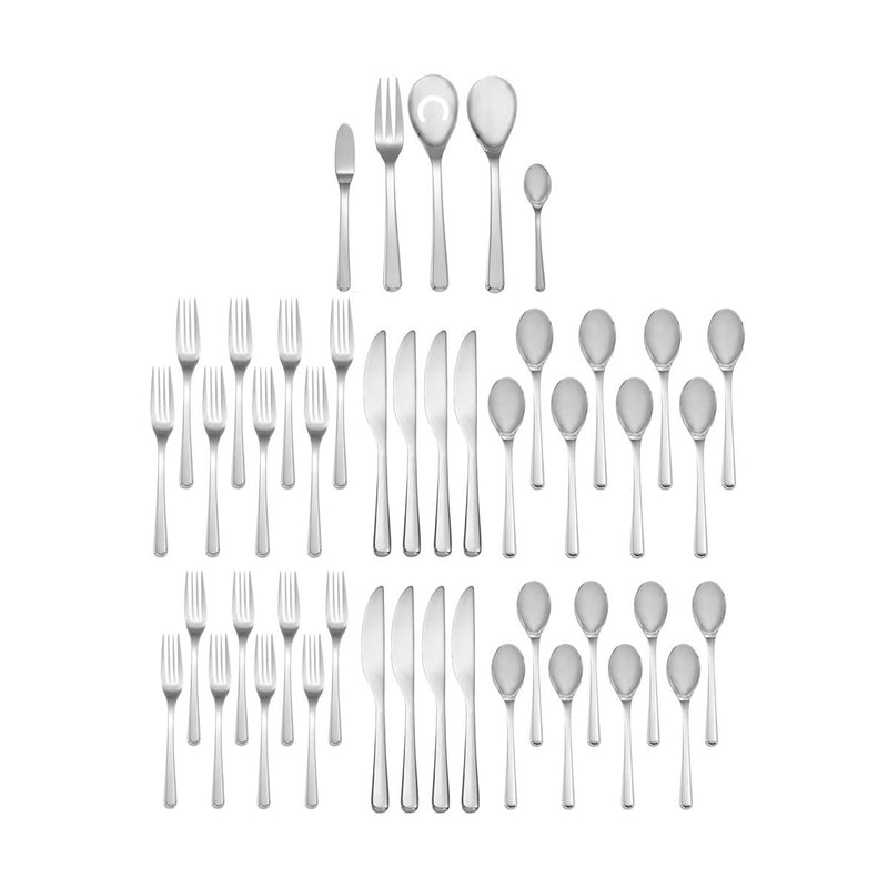 Nambé - Aura 45-Piece Flatware Set