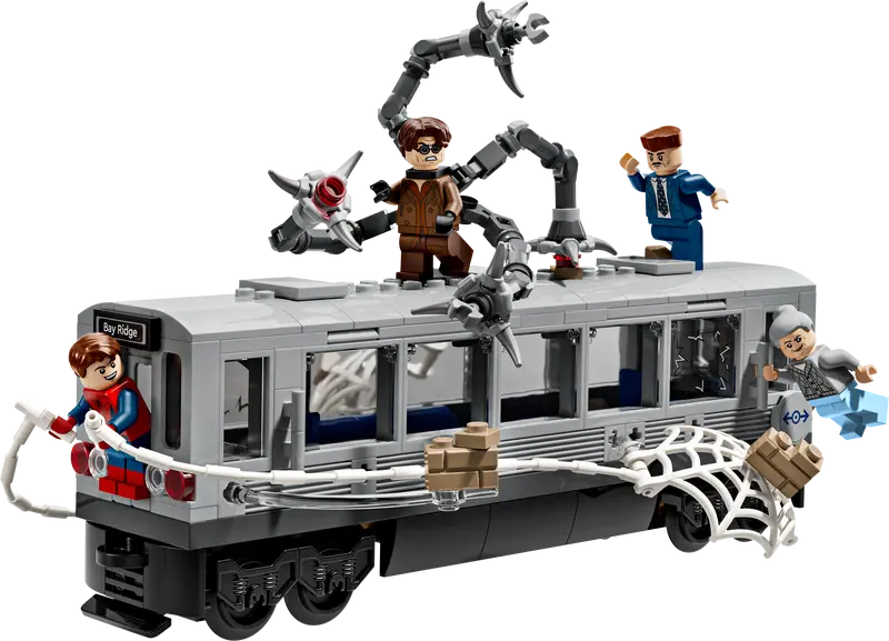 LEGO - 76321 - MARVEL - Spiderman vs. Doc Ock Subway Train Scene - 393pcs