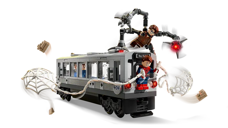 LEGO - 76321 - MARVEL - Spiderman vs. Doc Ock Subway Train Scene - 393pcs