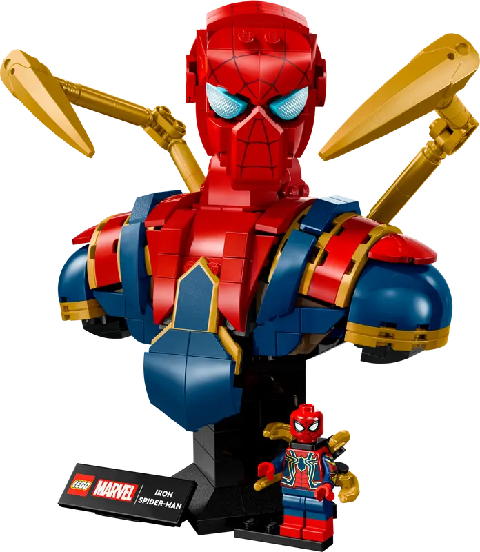 LEGO - 76326 - MARVEL - Iron Spiderman Bust - 379pcs