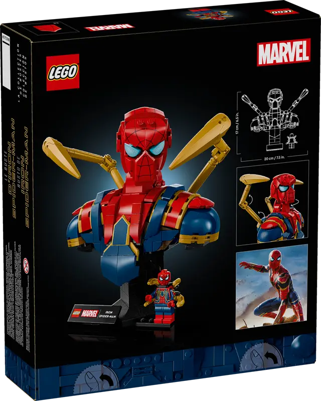 LEGO - 76326 - MARVEL - Iron Spiderman Bust - 379pcs