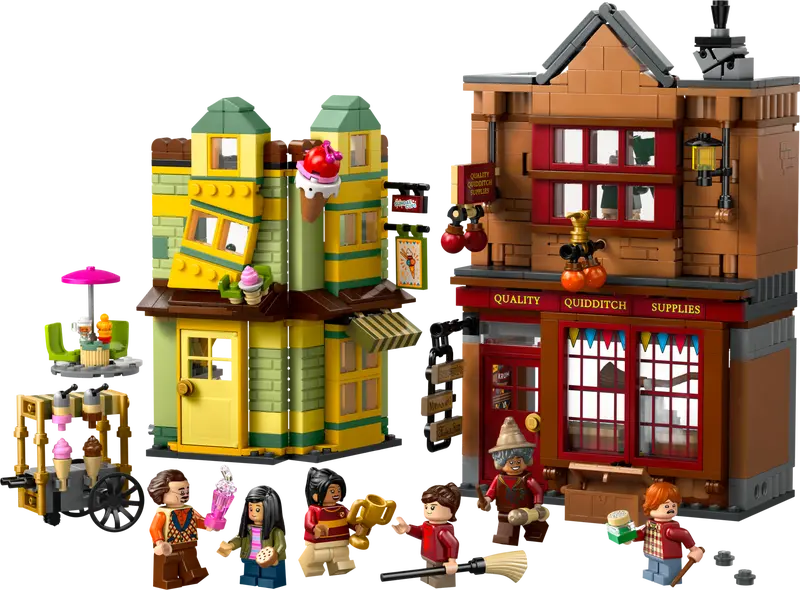 LEGO - 76452 - HARRY POTTER - Quality Quidditch Supplies & Ice Cream Parlour - 795pcs -