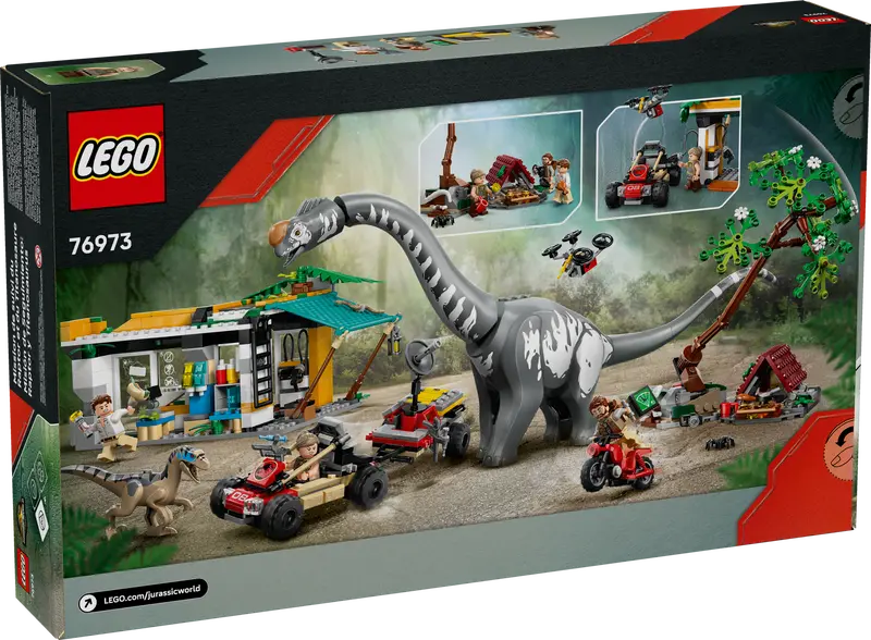 LEGO - 76973 - JURASSIC WORLD - Raptor & Titanosaurus - 582pcs