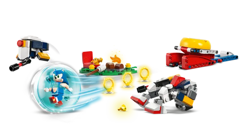 LEGO - 77001 - SONIC - Sonic's Campfire Clash - 177pcs