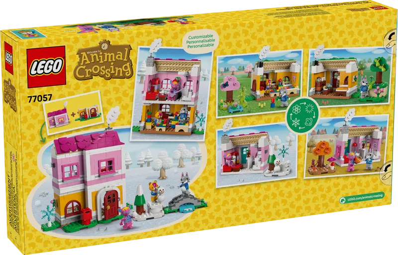 LEGO - 77057 - ANIMAL CROSSING - Creative Houses: Seasons of Fun - 814pcs