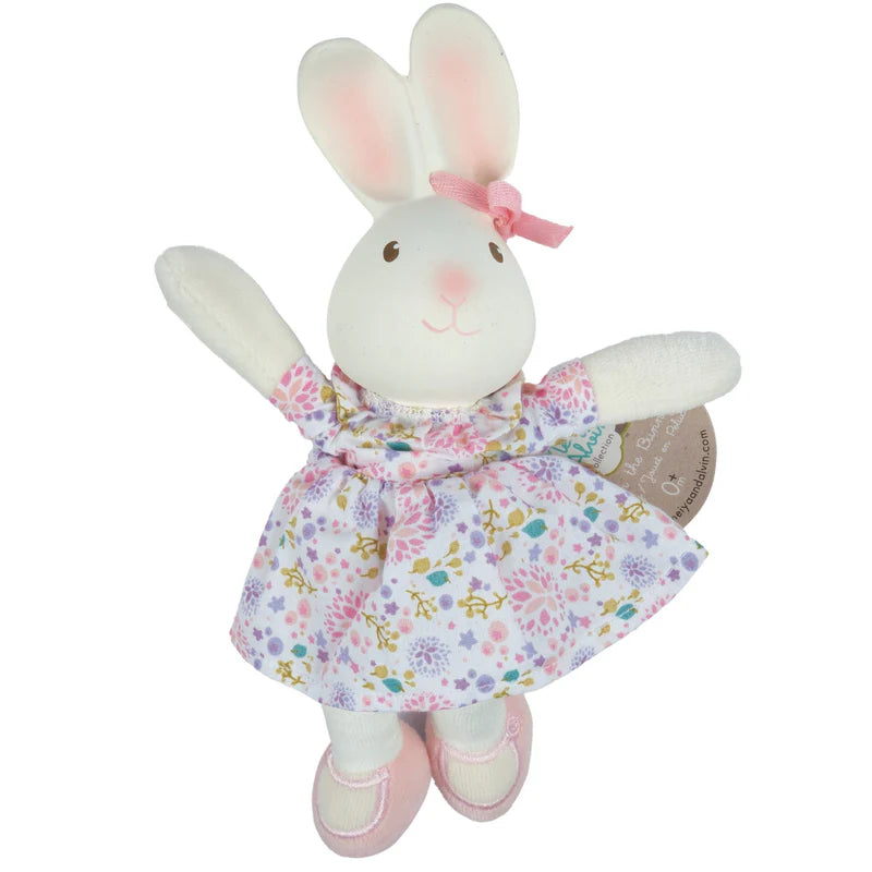 TIKIRI - HAVAH THE BUNNY NATURAL RUBBER TOY 8"H