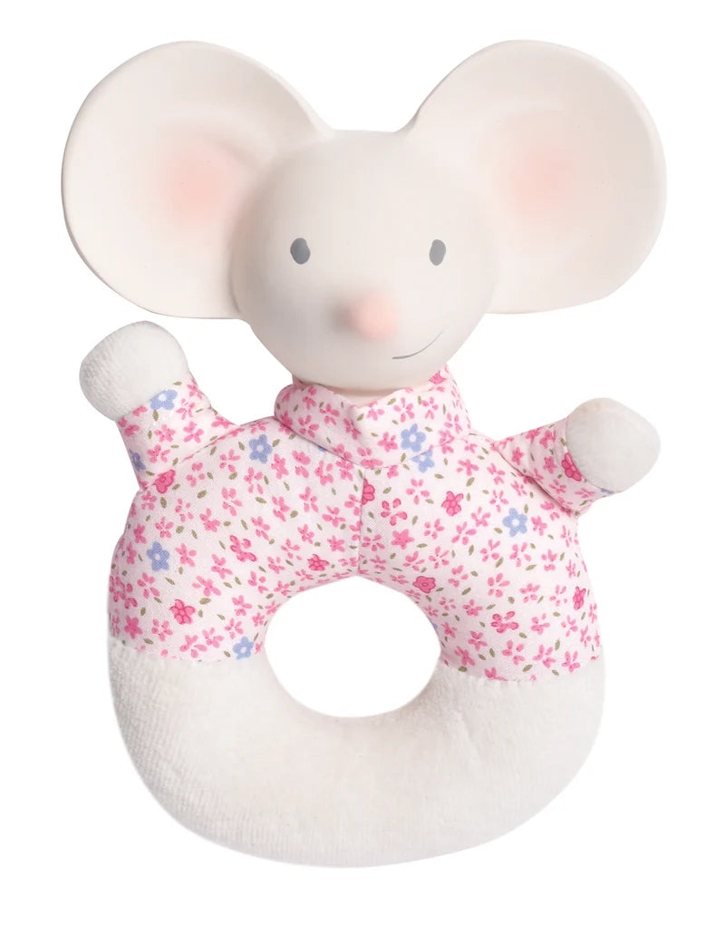 TIKIRI - MEIYA THE MOUSE SOFT RATTLE 6.5"H