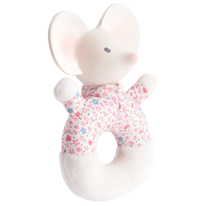 TIKIRI - MEIYA THE MOUSE SOFT RATTLE 6.5"H