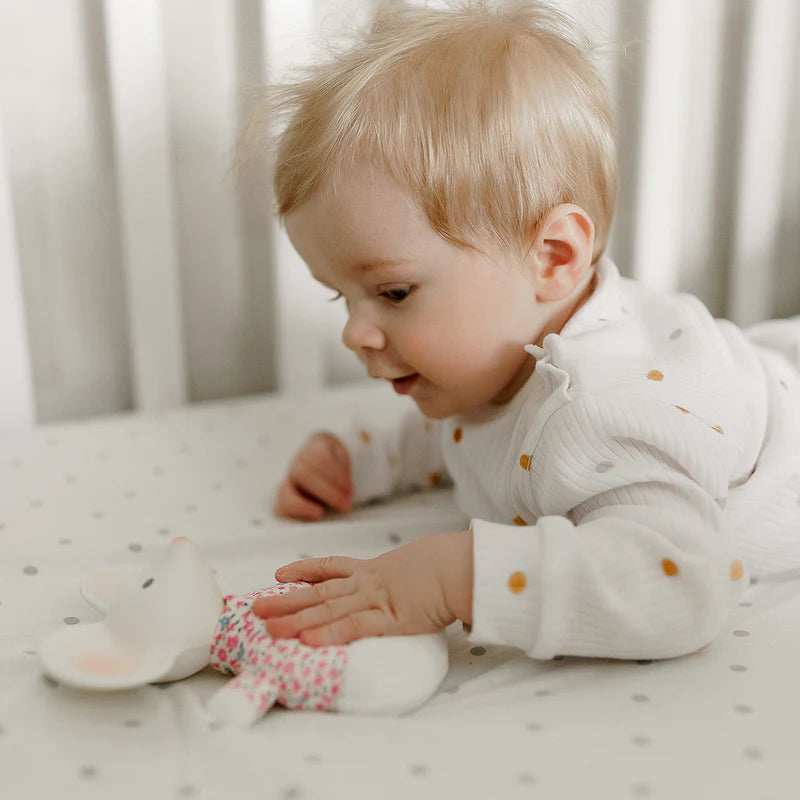 TIKIRI - MEIYA THE MOUSE SOFT RATTLE 6.5"H