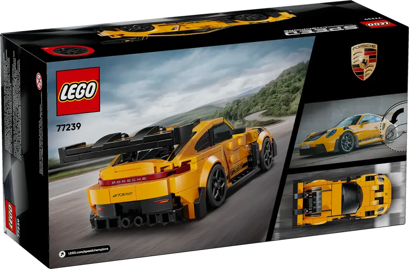 LEGO - 77239 - SPEED CHAMPIONS - Porsche 911 GT3 RS Super Car - 348pcs