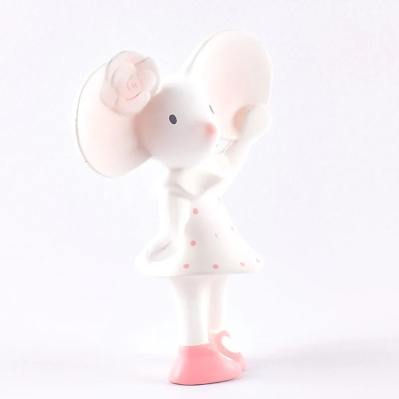 TIKIRI - MEIYA THE MOUSE NATURAL RUBBER SQUEAKER 6.7"H
