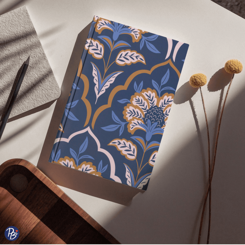 M. NOTEBOOK - BLUE MOTIF
