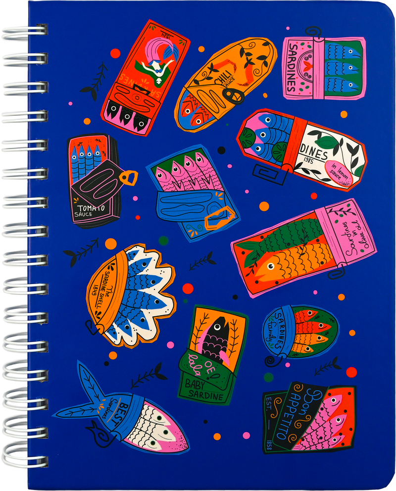 NOTEBOOK- MEDIUM- SARDINES