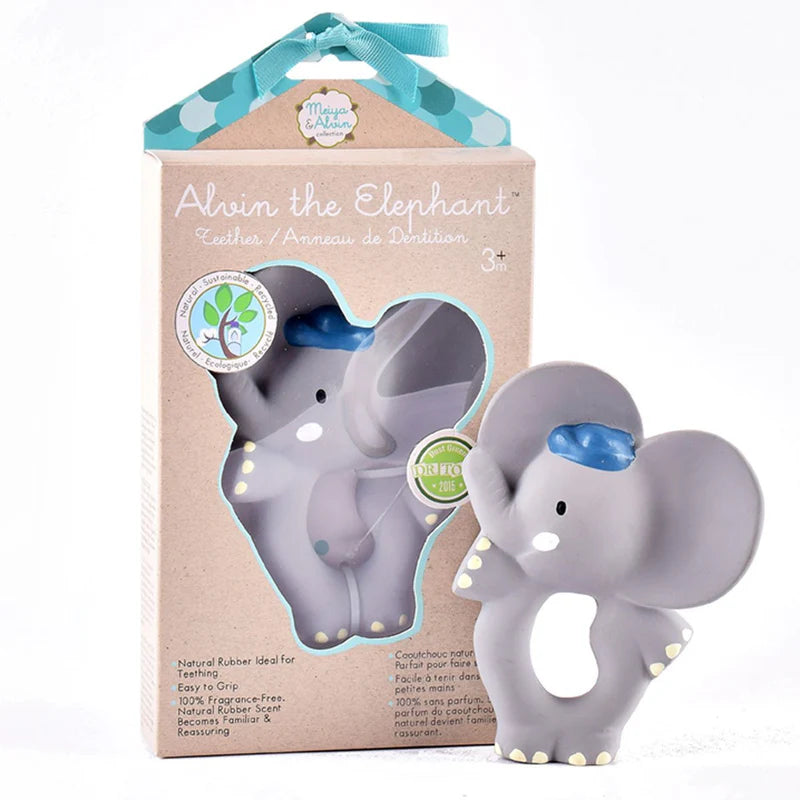 TIKIRI - ALVIN THE ELEPHANT TEETHER 5"H
