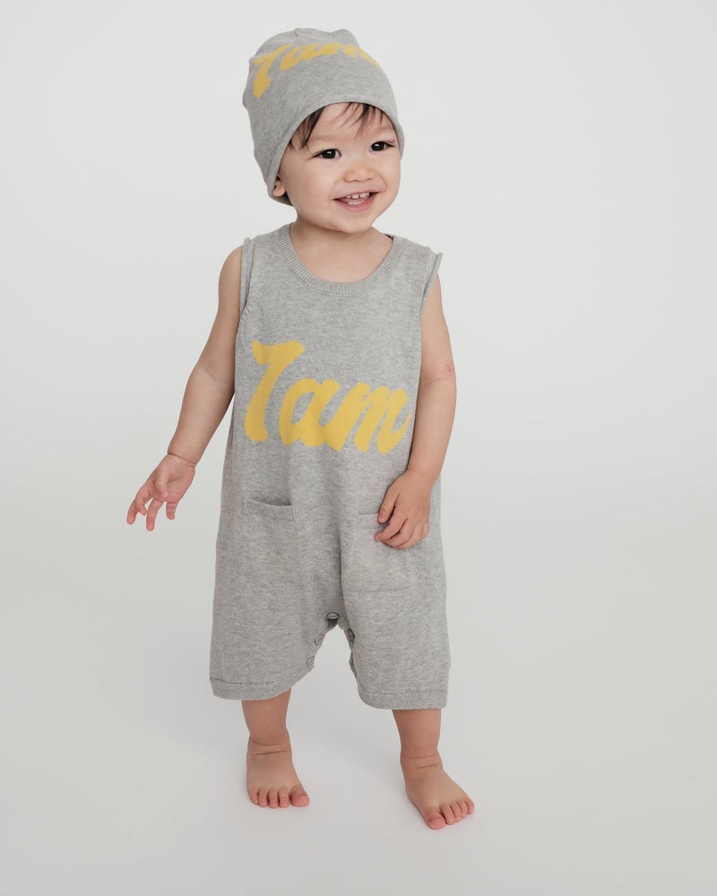 7AM - 7AM Logo Boxy Romper | Classic Boxy Infant Romper with Signature Logo