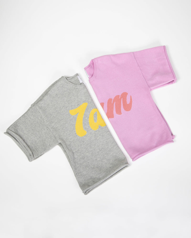 7AM - Tee Boxy - Heather Grey - 18-24M
