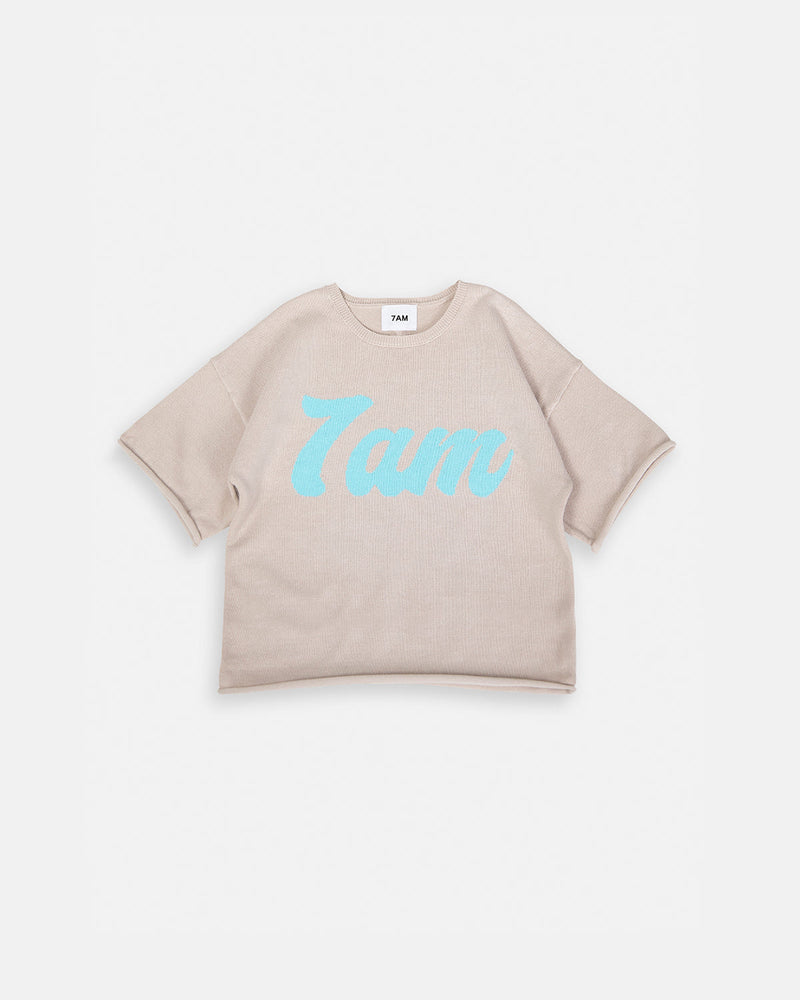 7AM - Tee Boxy - Oat - 18-24M