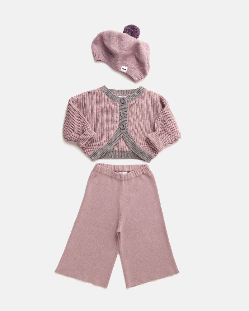 7AM - Ribbed Wide Pants - Chunky