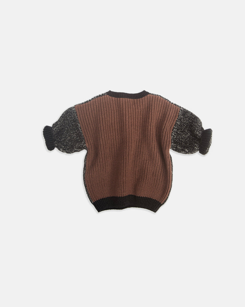 7AM - Long Sleeve Boxy Sweater - Chunky