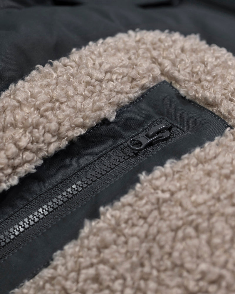 7AM - Car Seat Cocoon - Teddy Applique - Applique Oatmeal - 0-12M