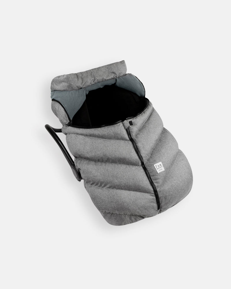 7AM - Car Seat Cocoon - Heathers - Heather Grey - 0-12M