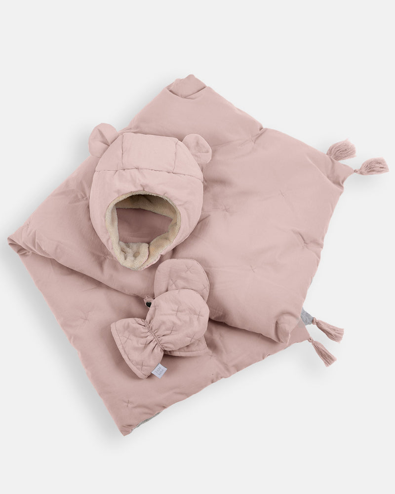 7AM - Cub Set - Airy | Mitten, Hat & Blanket
