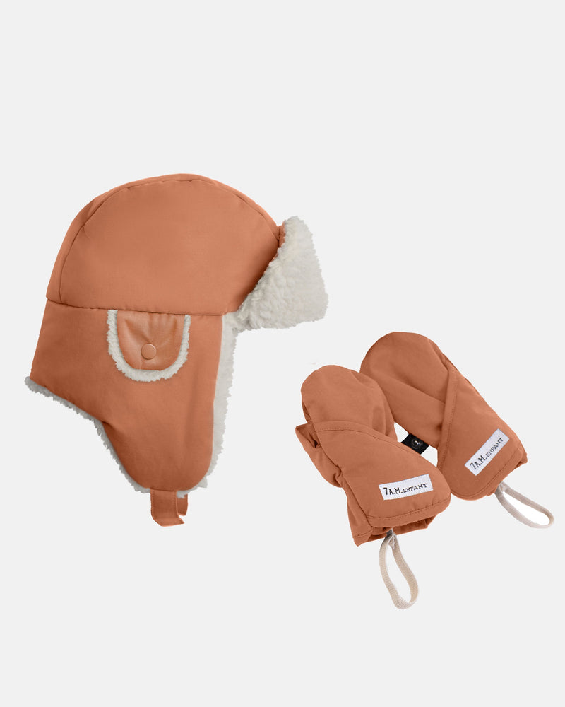 7AM - Chapka Set - Benji Sherpa | Hat & Mittens