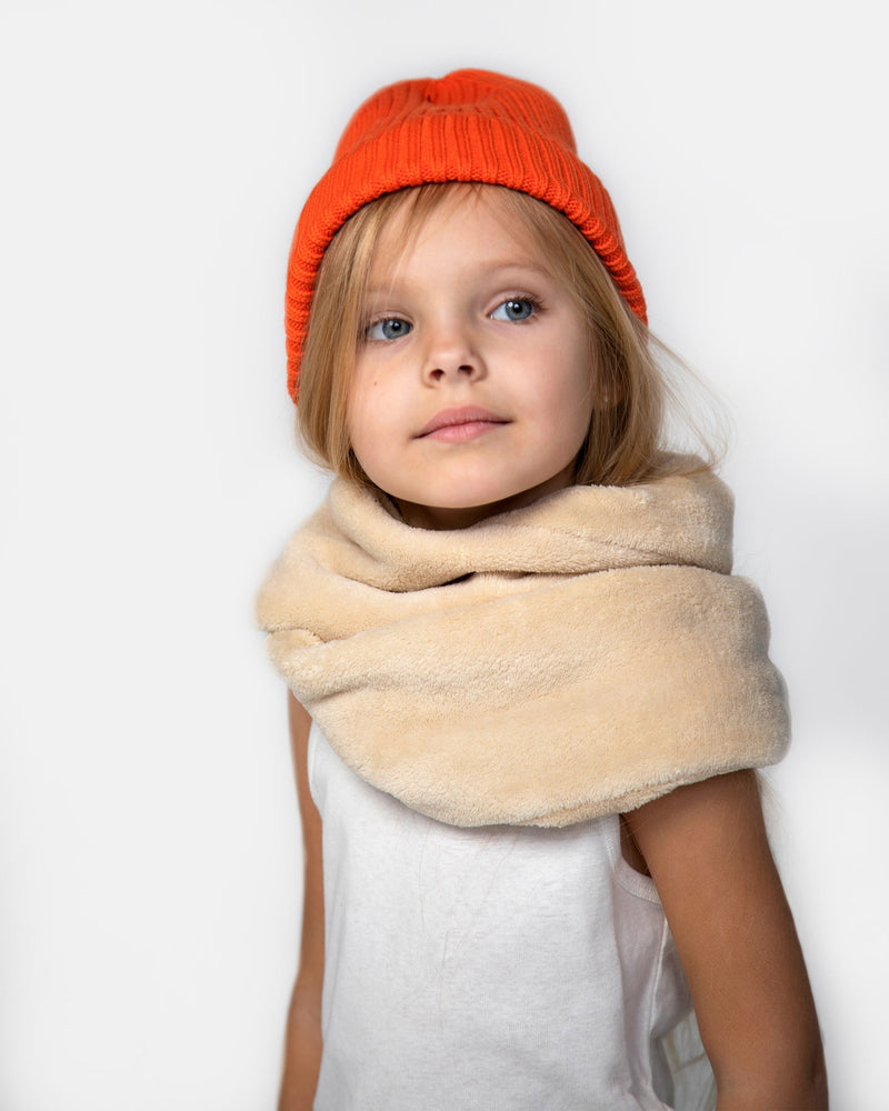 7AM - Infinity Scarf - Plush - Sand - OS