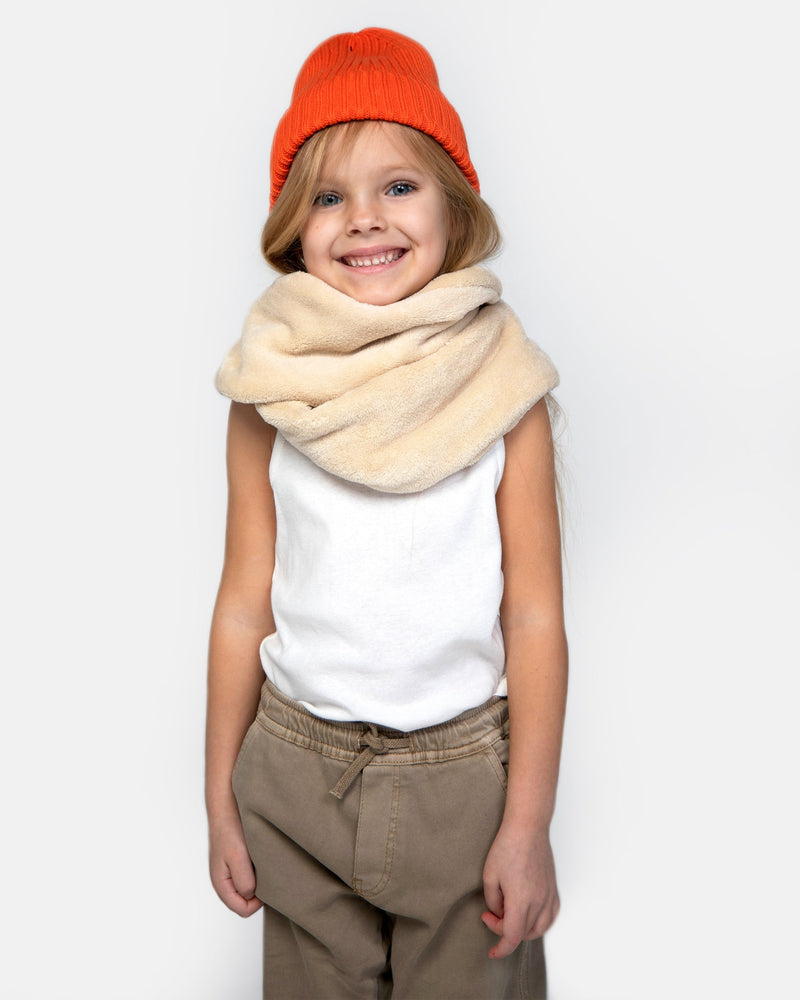 7AM - Infinity Scarf - Plush - Sand - OS