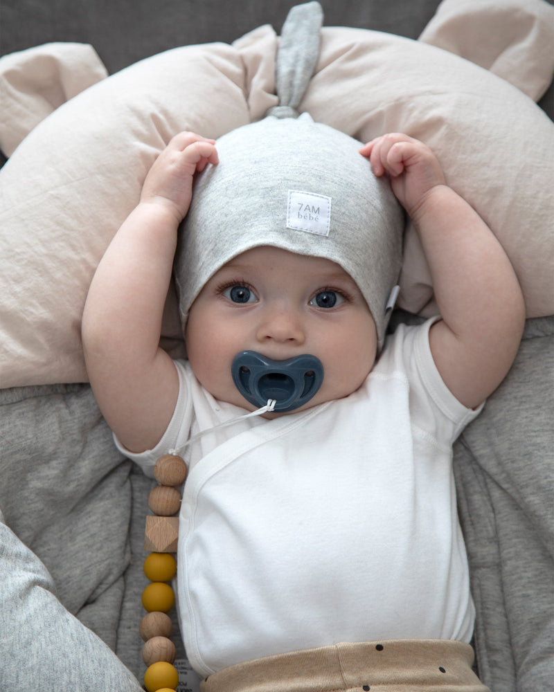 7AM Enfant - Bonnet à nœud en coton - Lot de 2
