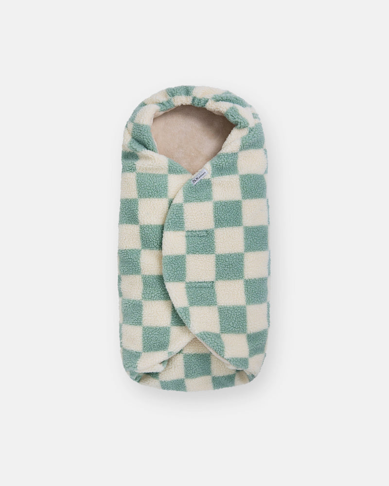 7AM - Nido Bebe Checkers - Print Checkers Mirage - 0-6M
