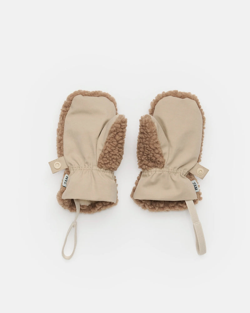 Sherpa Mittens • Benji Appliqué