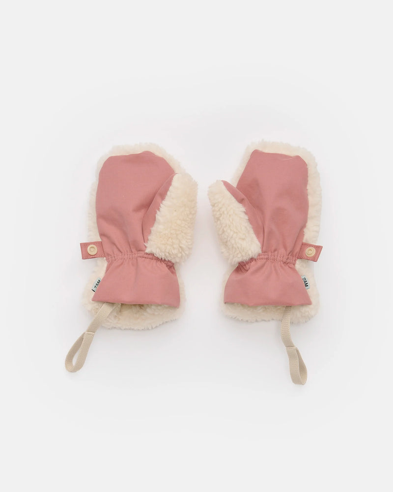 Sherpa Mittens • Benji Appliqué