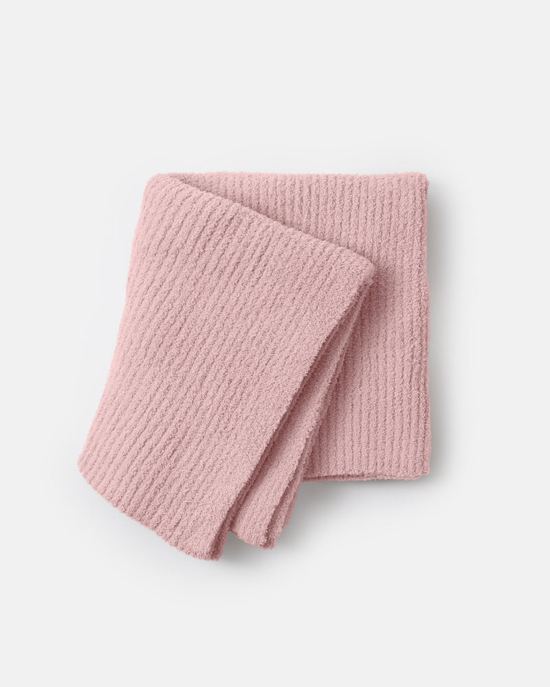 7AM - Cushy Ribbed Blanket - Fuzzy