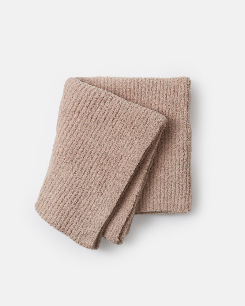 7AM - Cushy Ribbed Blanket - Fuzzy