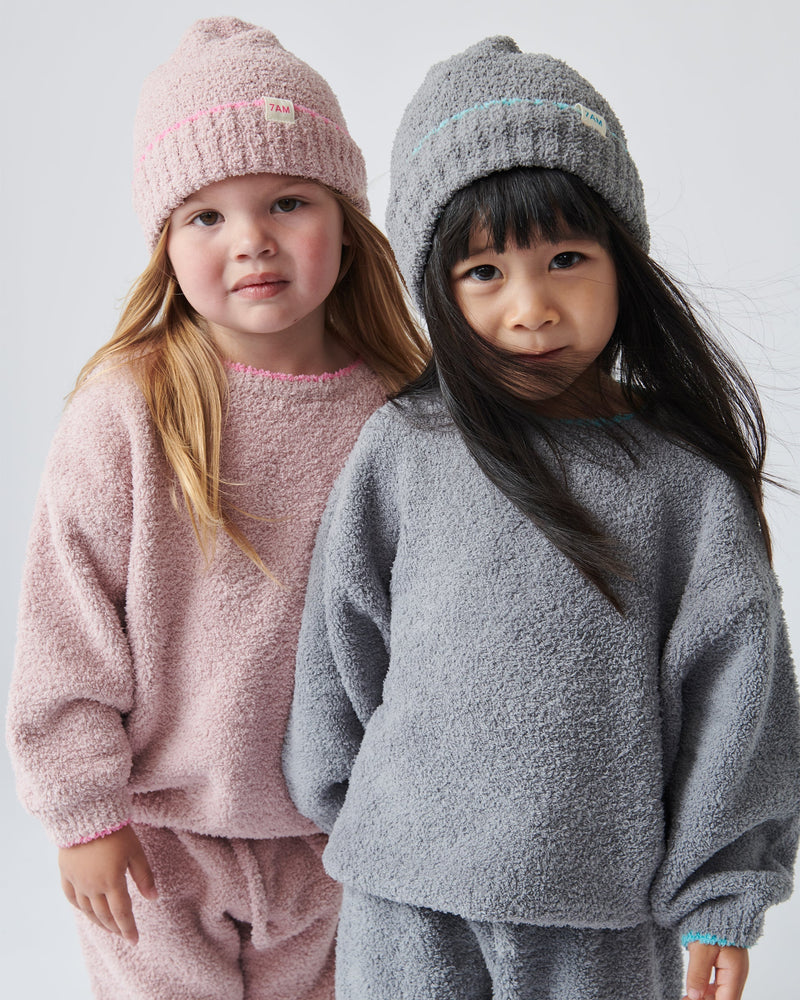 7AM - Boxy Sweater - Fuzzy