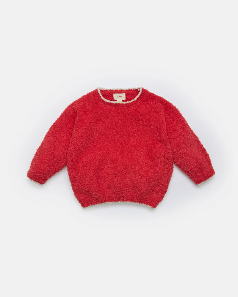 7AM - Boxy Sweater Fuzzy - Holiday Special