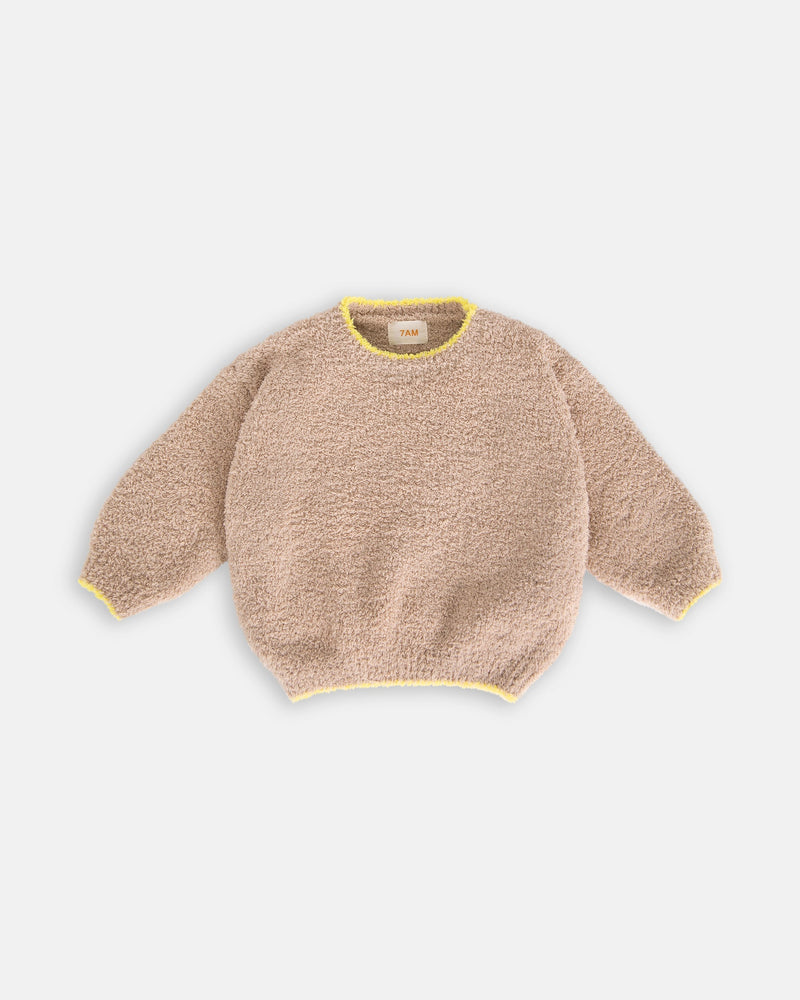 7AM - Boxy Sweater - Fuzzy