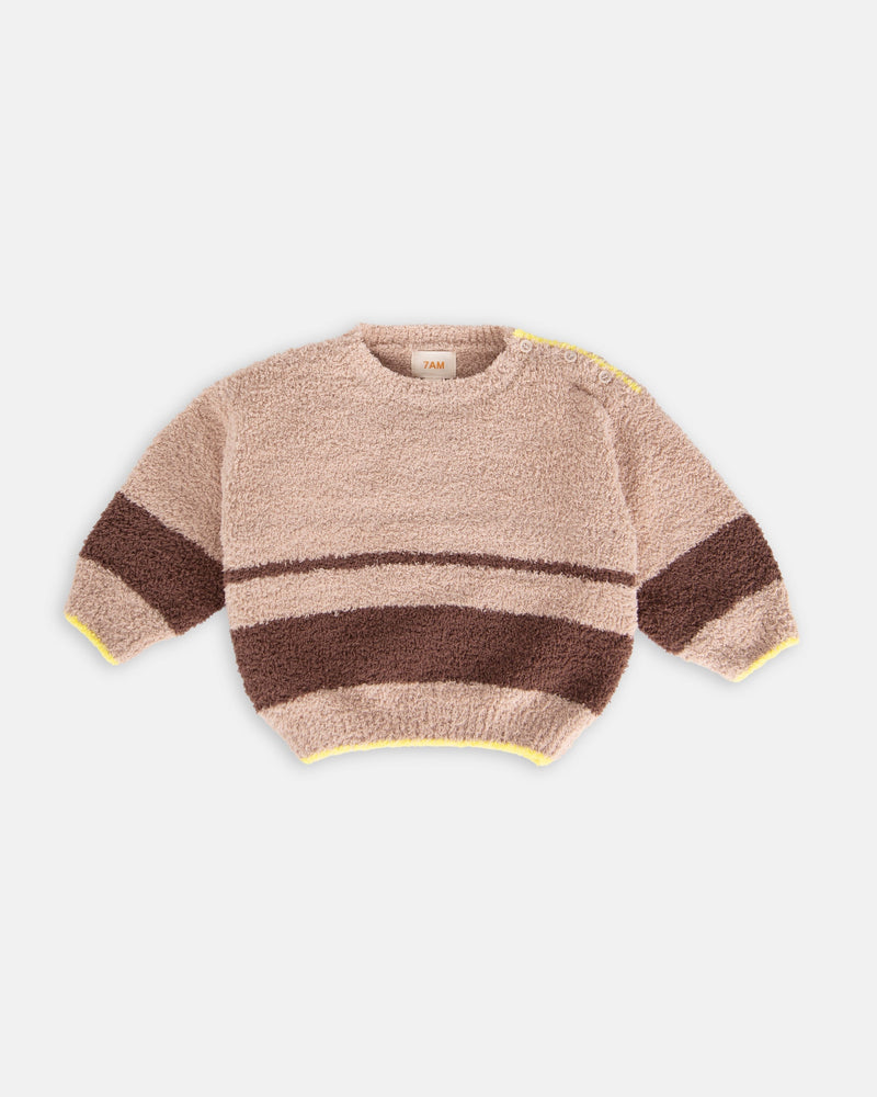 7AM - Boxy Sweater - Fuzzy