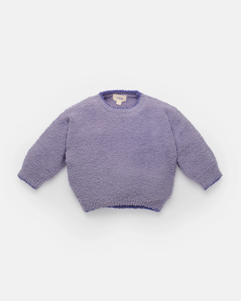 7AM - Boxy Sweater - Fuzzy