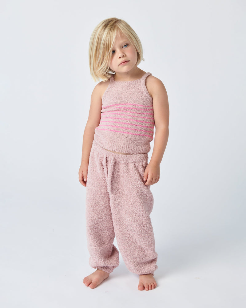 7AM - Cardigan & Camisole Set - Fuzzy