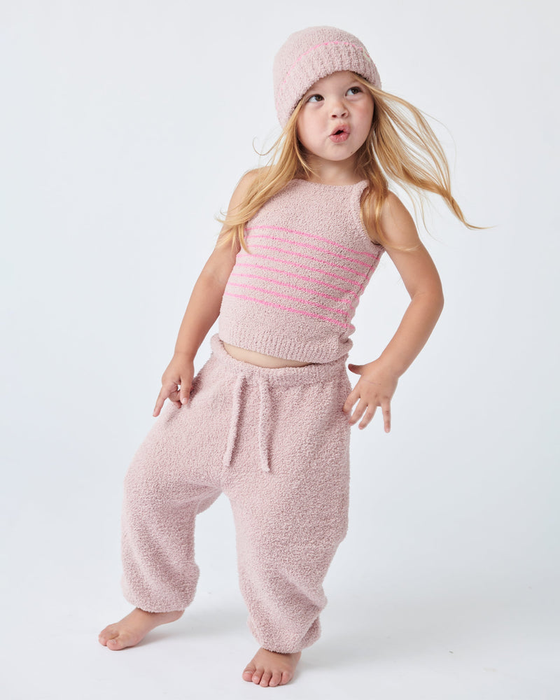 7AM - Camisole & Cardigan Set - Fuzzy