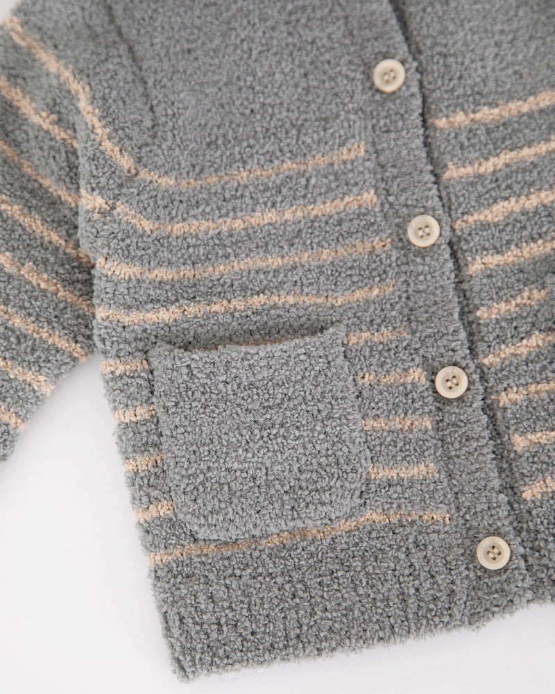7AM - Camisole & Cardigan Set - Fuzzy