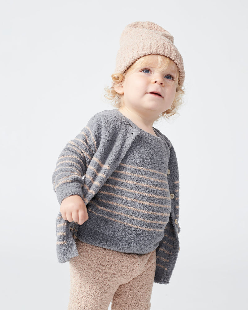 7AM - Cardigan & Camisole Set - Fuzzy