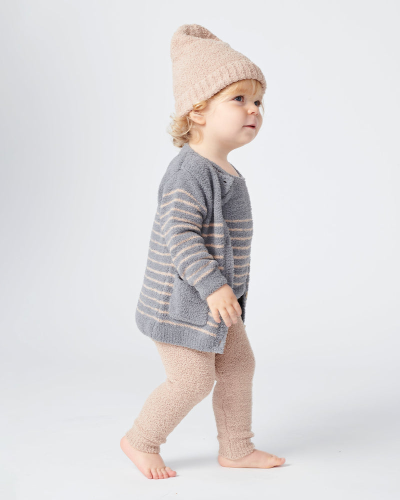 7AM - Cardigan & Camisole Set - Fuzzy