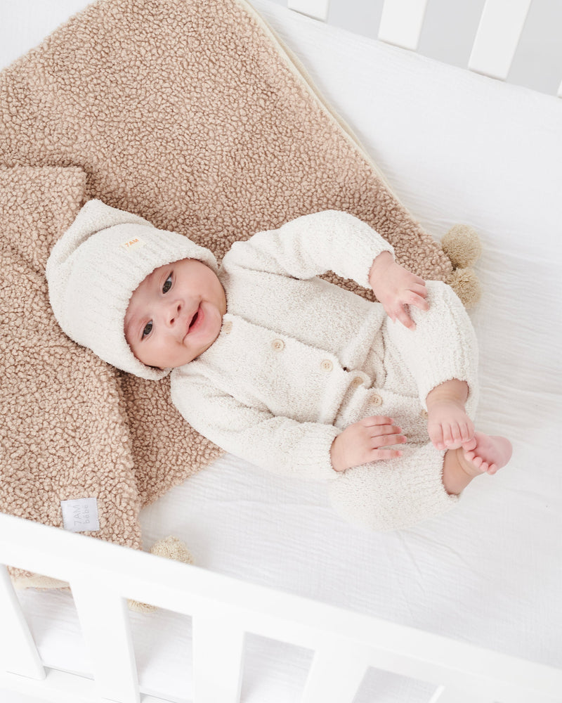 7AM- Long Sleeve Jumpsuit - Fuzzy