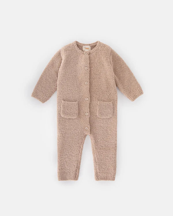 7AM- Long Sleeve Jumpsuit - Fuzzy