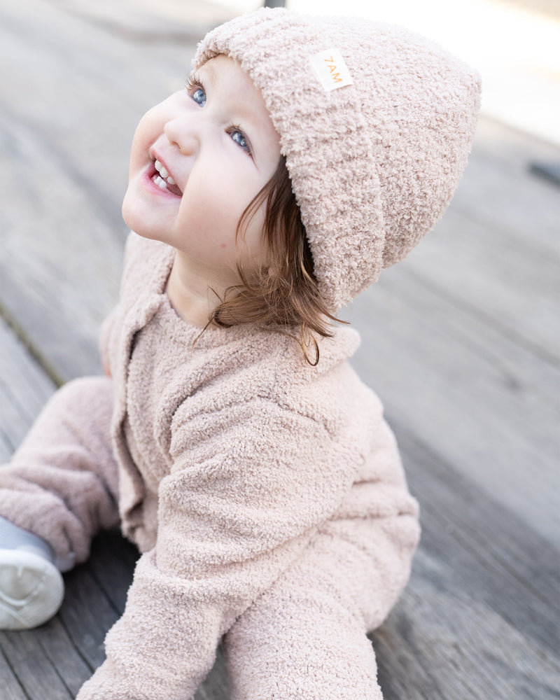 7AM - Beanies Set of 2 - Fuzzy | Cozy Knit Hat Collection for Babies & Kids