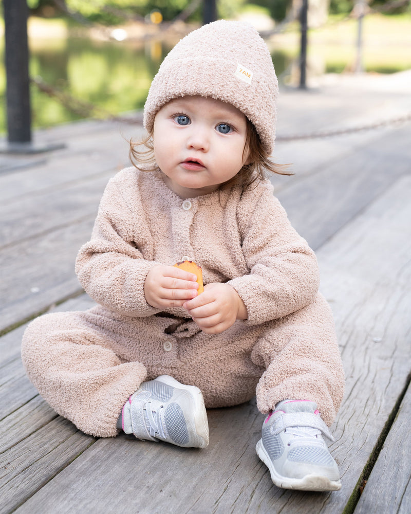 7AM - Beanies Set of 2 - Fuzzy | Cozy Knit Hat Collection for Babies & Kids